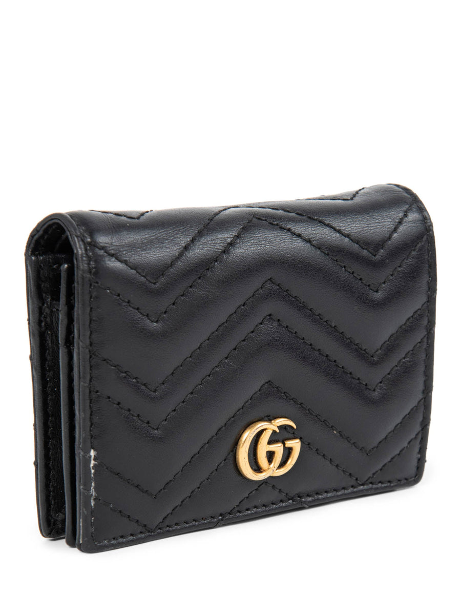 GUCCI - Gg Marmont Leather Credit Card Case Gucci