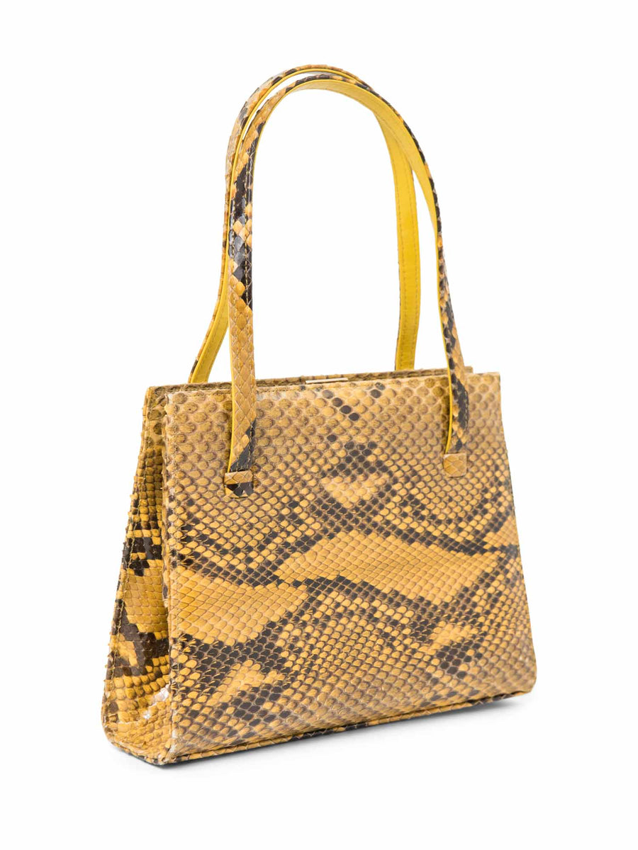 LAMBERTSON TRUEX-SNAKESKIN SHOULDER BAG, GORGEOUS!! - Hampton Gems