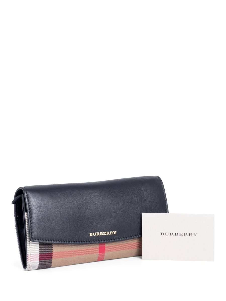 House Check Wallet in Grey - Burberry