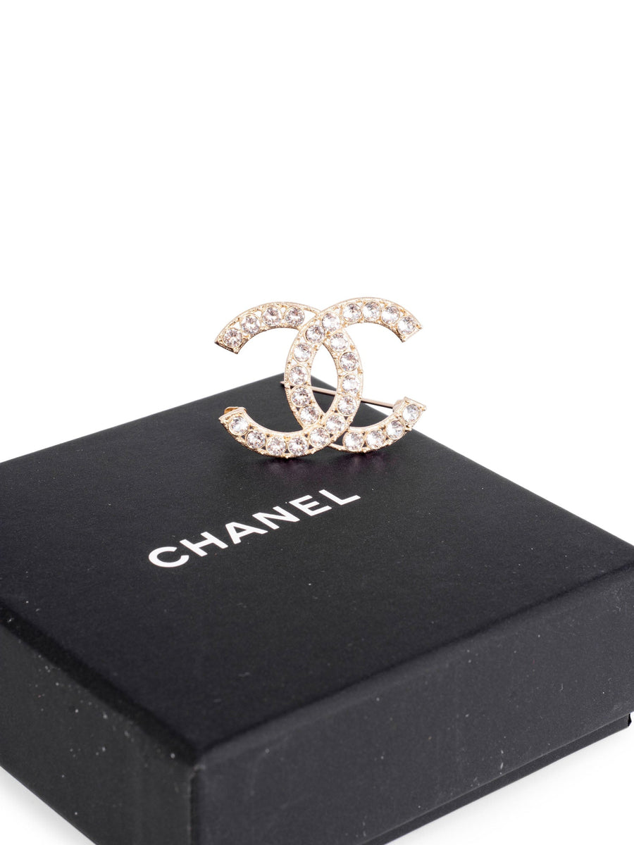 Chanel - Authenticated CC Pins - Gold for Women, Never Worn, with Tag