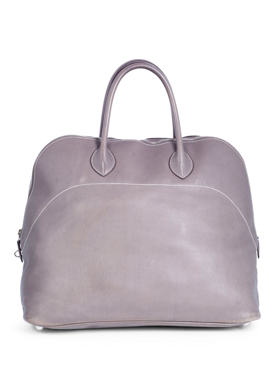 Hermes Bolide Clemence Bag Grey