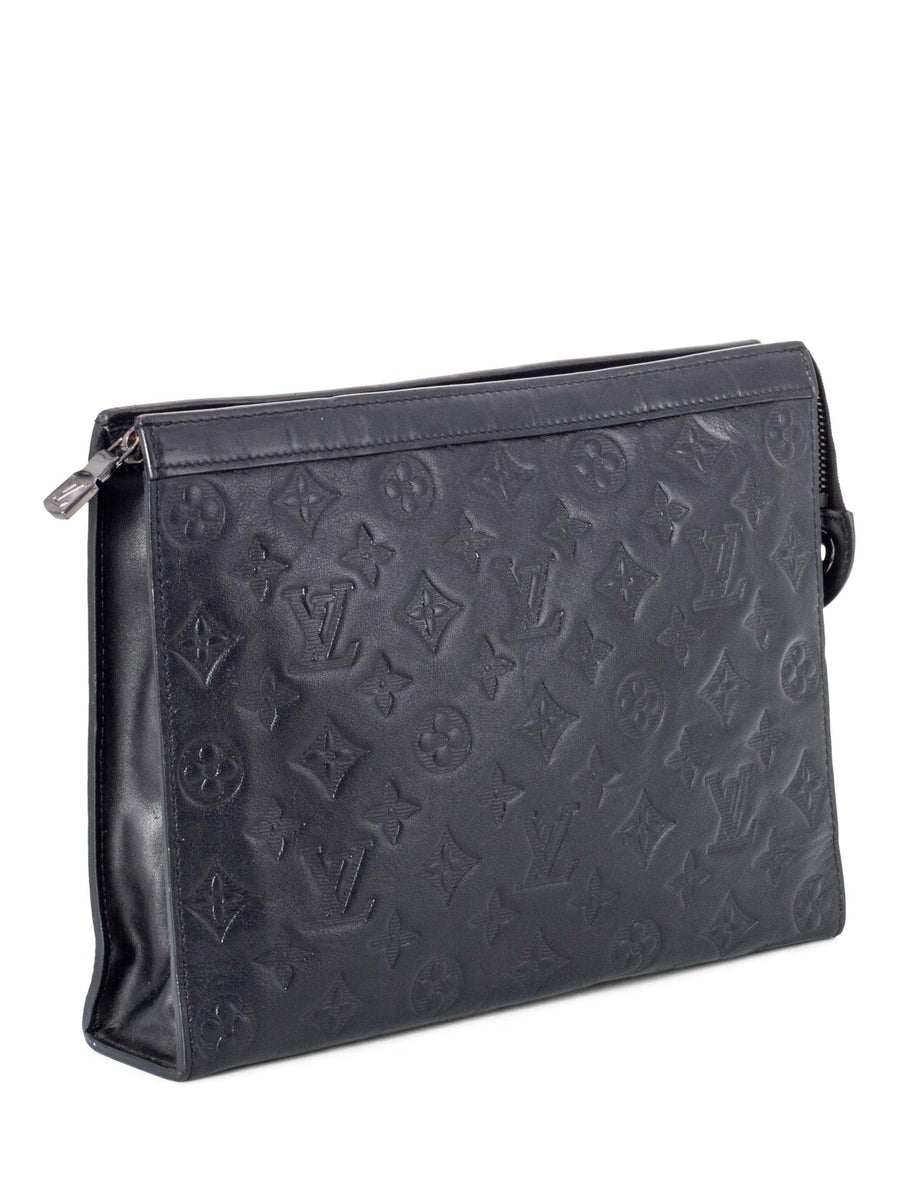 Louis Vuitton Clutch bags Black Leather ref.61153 - Joli Closet