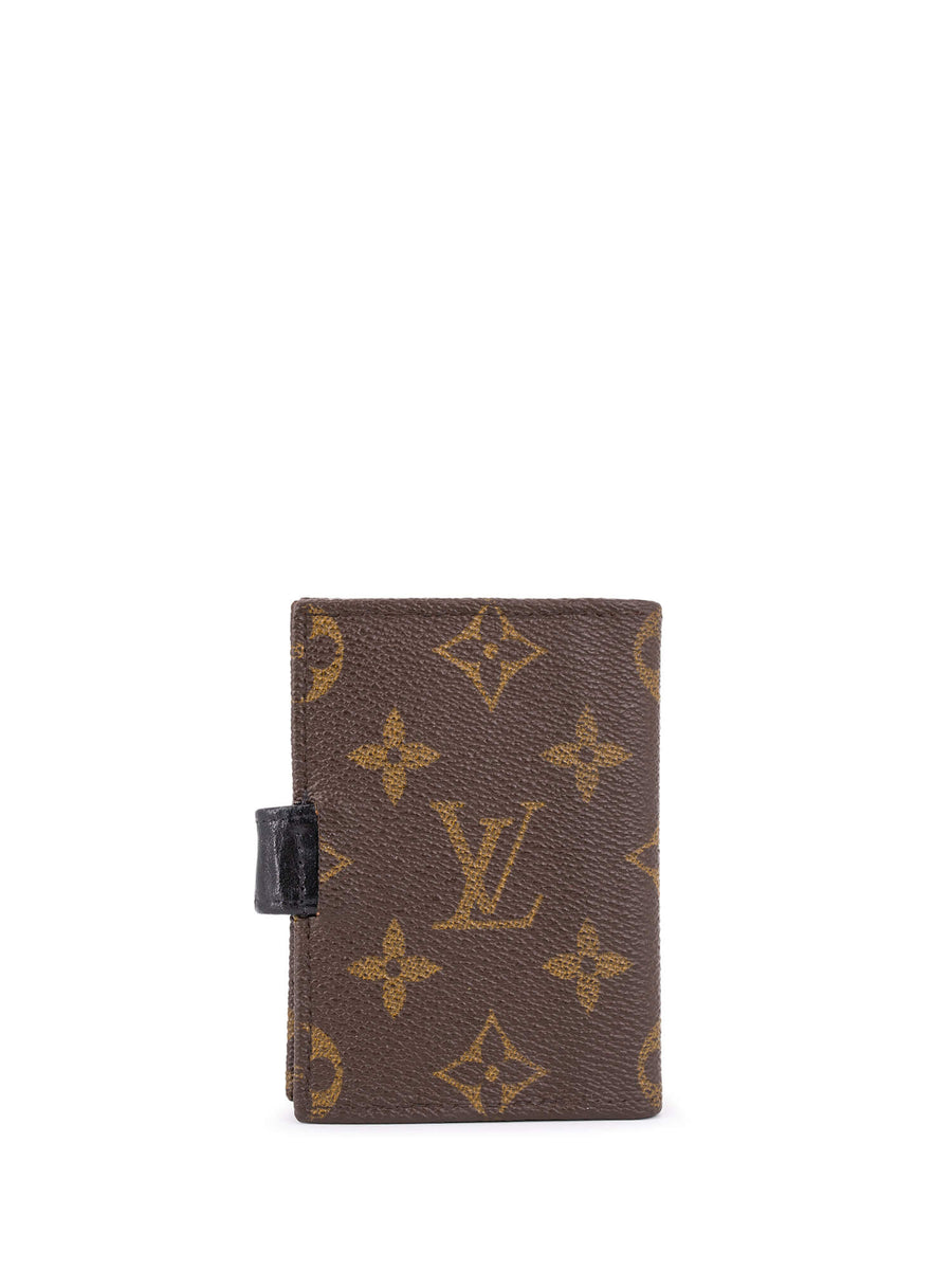 Shop Today Black LV Leather Card Holder