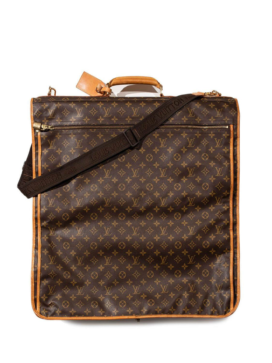 Garment leather travel bag Louis Vuitton Brown in Leather - 30989987