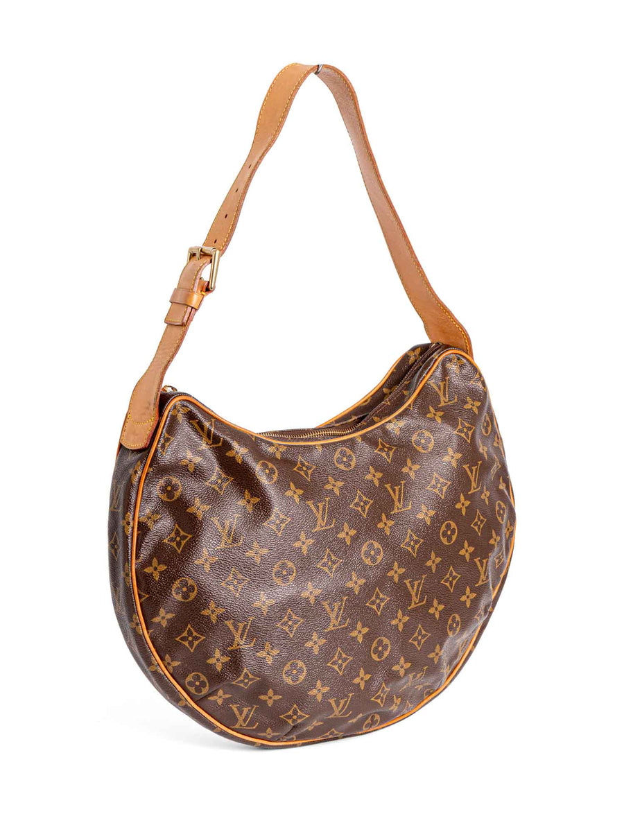 Louis Vuitton Bagatelle Hobo Monogram Zip 872561 Brown Coated Canvas Shoulder  Bag, Louis Vuitton