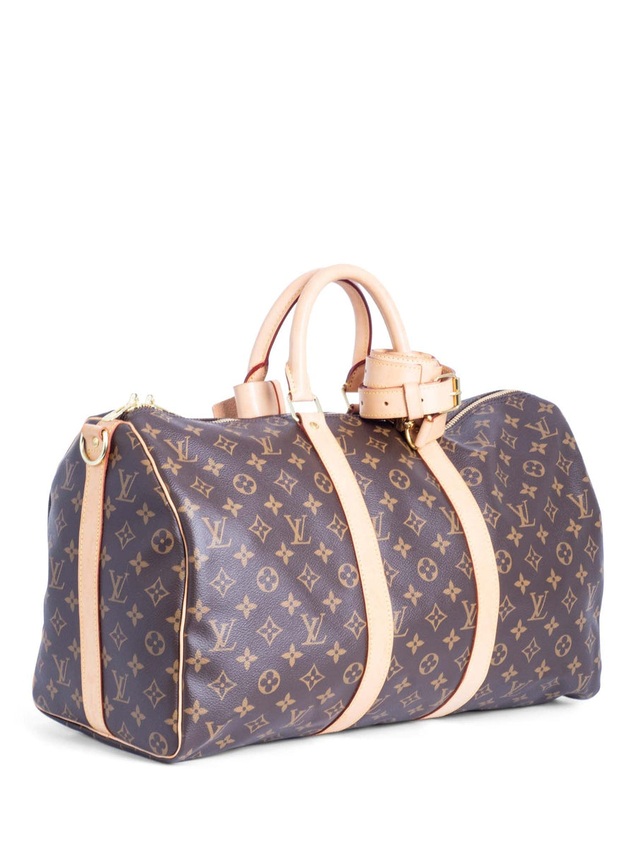 Louis Vuitton Brown Monogram Keepall 45 Cloth ref.949047 - Joli Closet