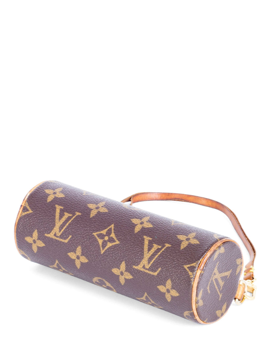 Louis Vuitton Pochette Papillon Damier Ebene Mini Brown in Toile
