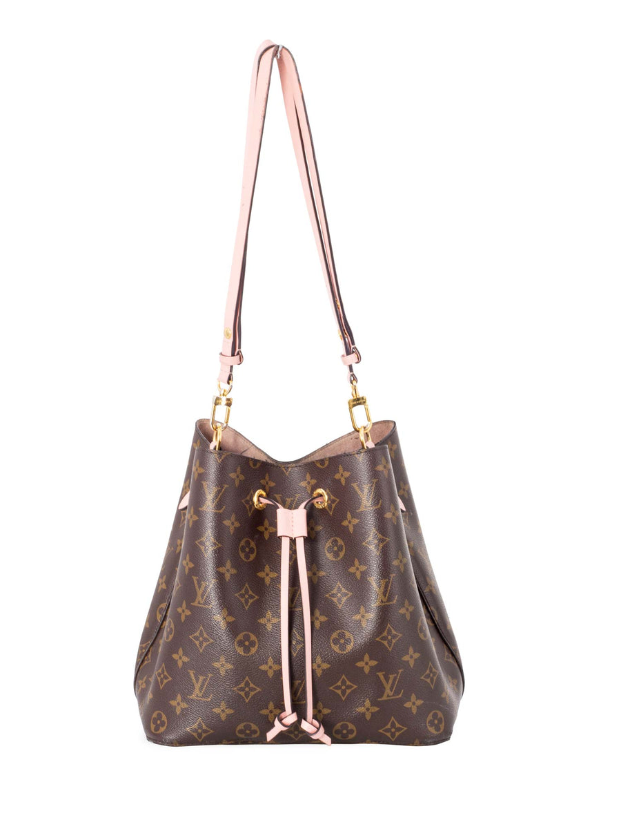 LOUIS VUITTON Monogram Neonoe MM Rose Poudre 1106389