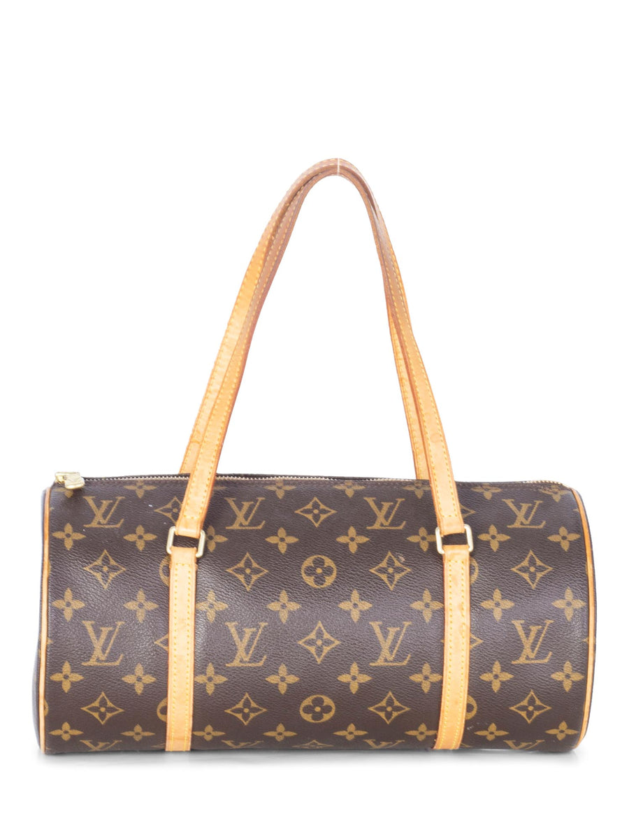 Louis Vuitton Papillon Handbag Damier 26 Brown 218090161