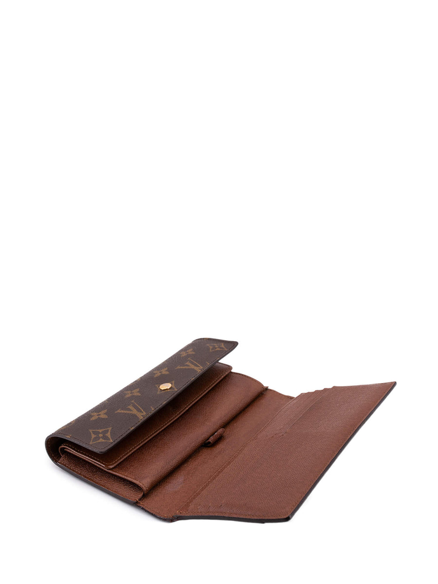 Louis Vuitton LV Monogram Coated Canvas Porte Trésor International Wallet -  Brown Wallets, Accessories - LOU765828