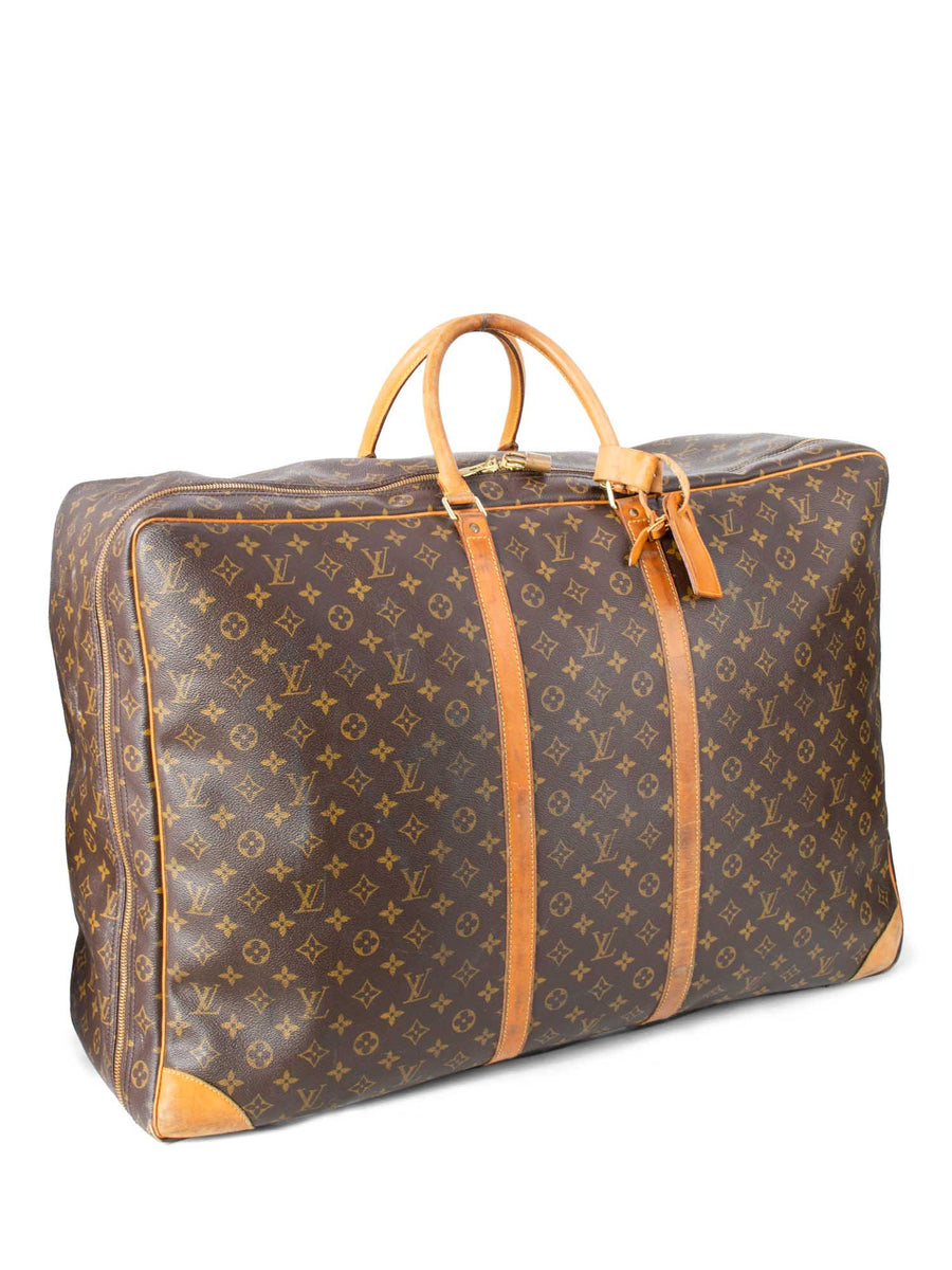 Louis Vuitton Monogram Sirius Soft Luggage Bag Brown 45