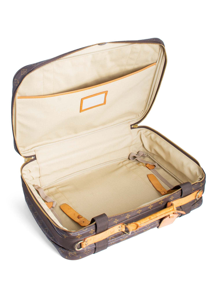 Louis Vuitton Monogram Soft Sirius 55 Suitcase Brown Cloth ref