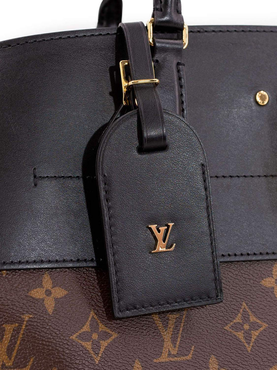 Steamer cloth satchel Louis Vuitton Brown in Cloth - 37043260