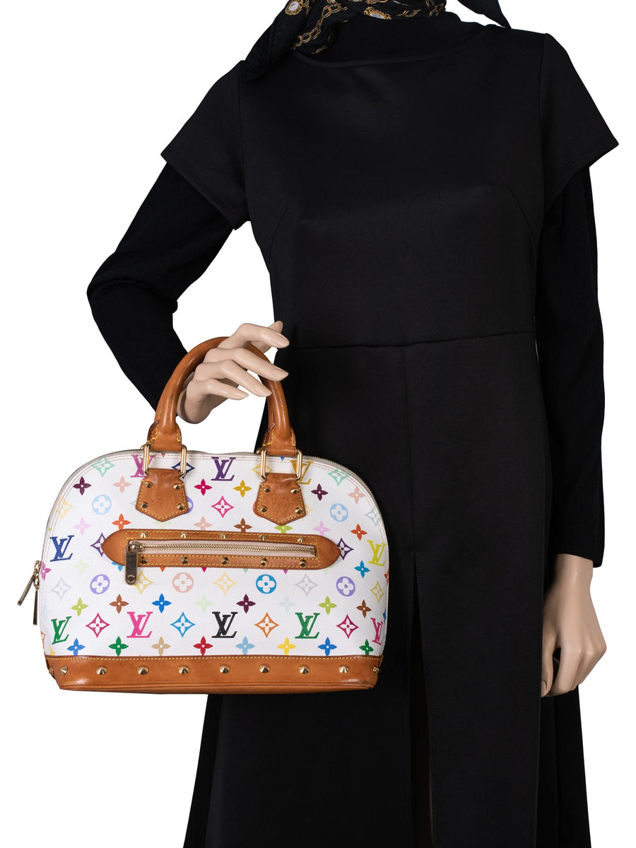 Collectors* Louis Vuitton Murakami Alma Bag PM in Multicolour Monogra –  Sellier