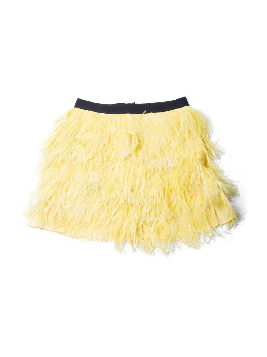 MARAYA Orange Ostrich Feather Dress version: Attach the Feather With Glue 