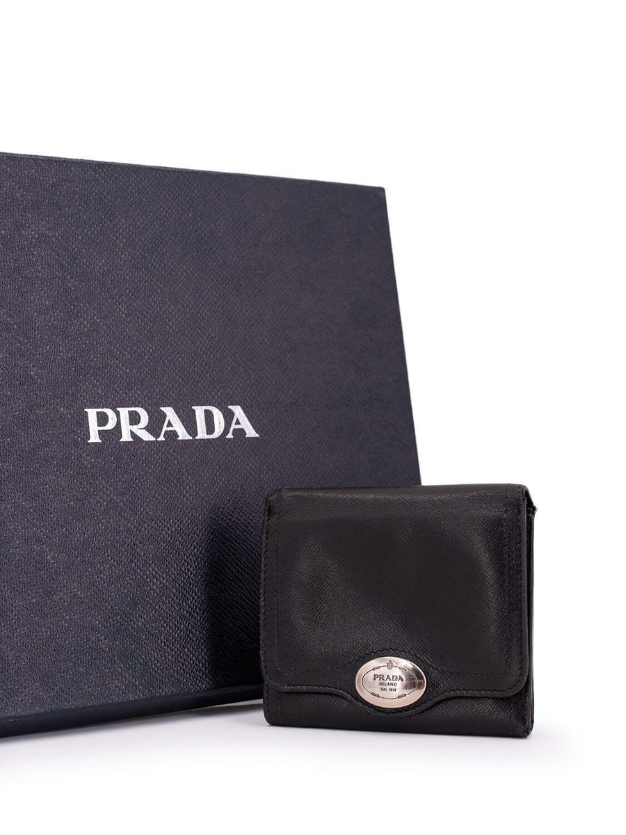 Prada nylon wallet discount trifold