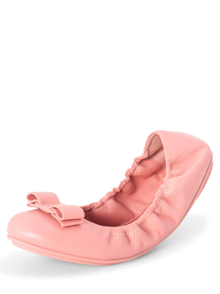 Salvatore Ferragamo Ladies Powder Rose Nomadic Stories Leather Ballet Flats,  Size 8.5 01D973 756656 - Shoes - Jomashop