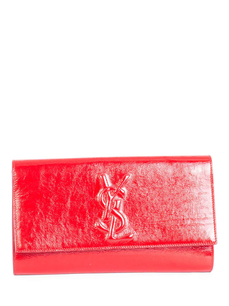 Ysl v hot sale flap clutch