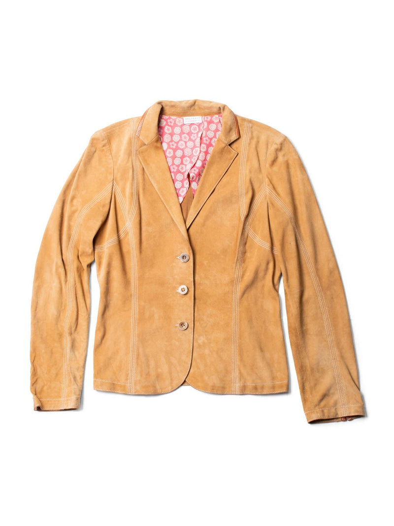 Designer hot sale suede jacket