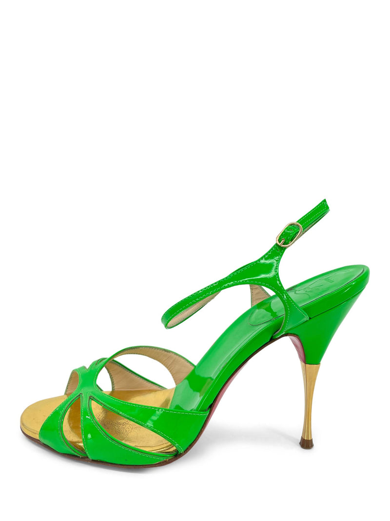Lucinda Strappy Tie Up Leg Heels - Lime – GlamDoll Fashion