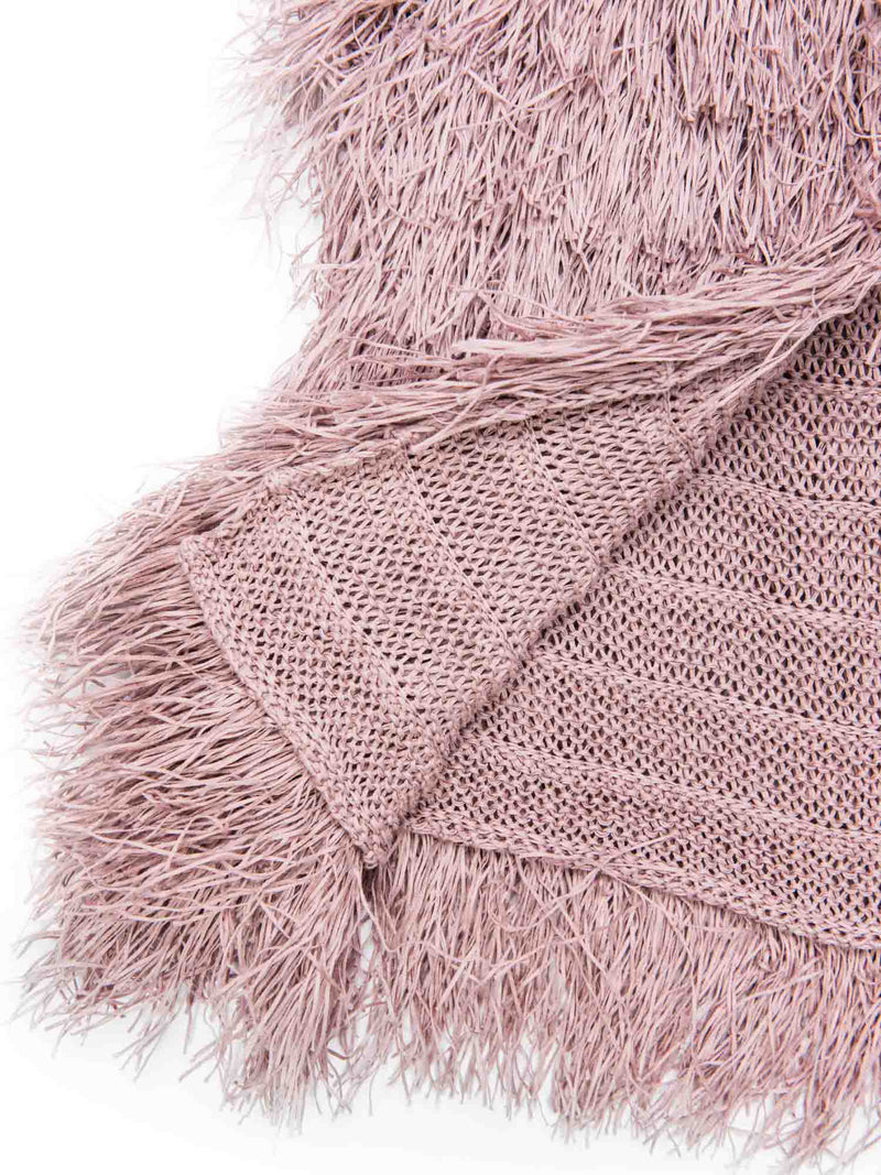 Brunello Cucinelli Fringe Vest Taupe Blush