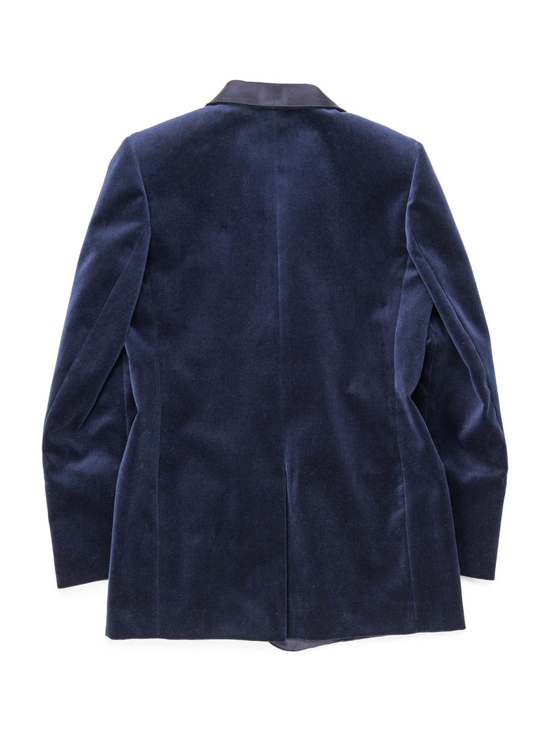 Blaze Milano Velvet Tuxedo Jacket Navy Blue