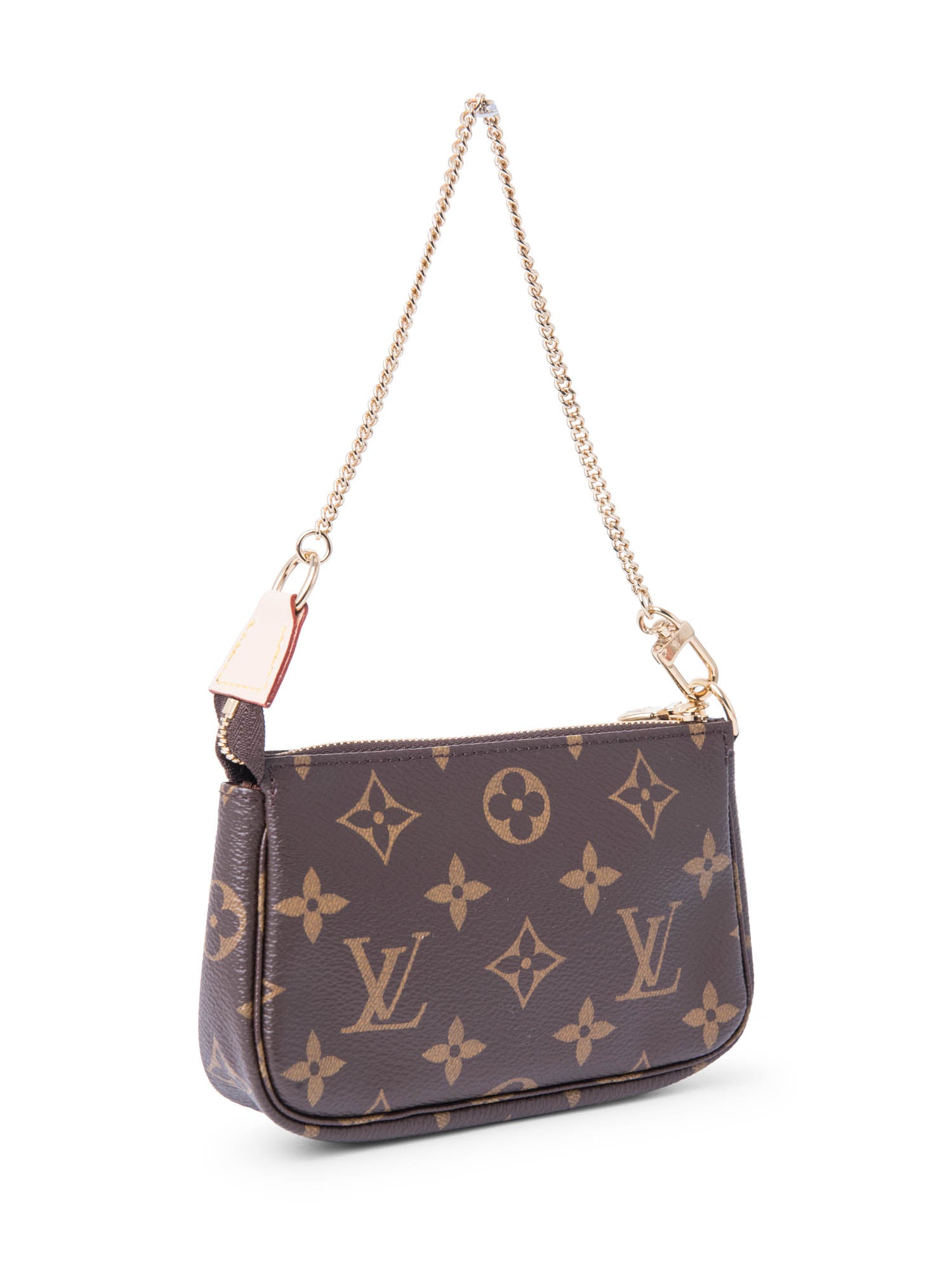 Louis Vuitton Monogram Pochette Bag Brown