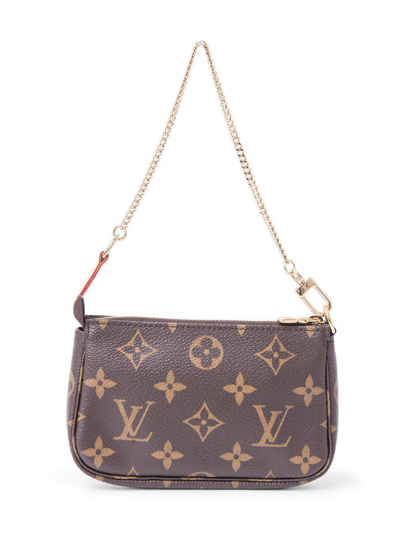 Louis Vuitton Monogram Pochette Bag Brown