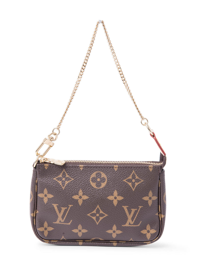 Louis Vuitton Monogram Pochette Bag Brown