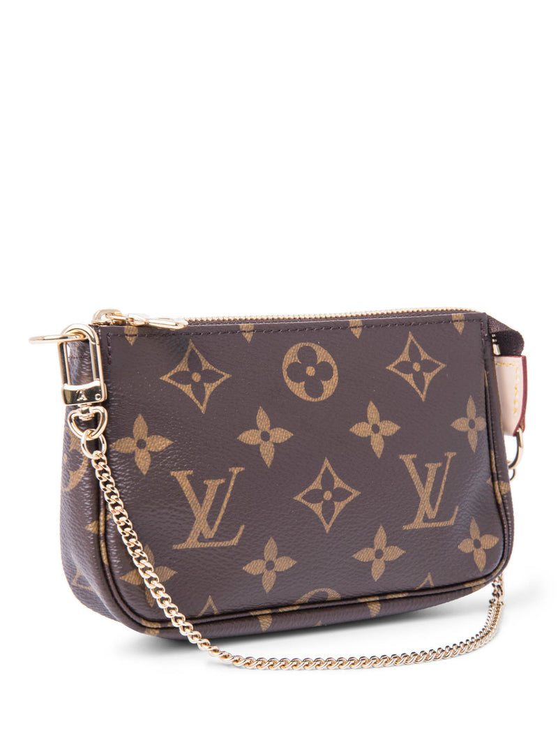 Louis Vuitton Monogram Pochette Bag Brown