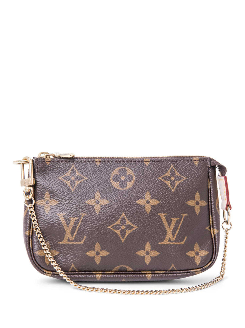 Louis Vuitton Monogram Pochette Bag Brown