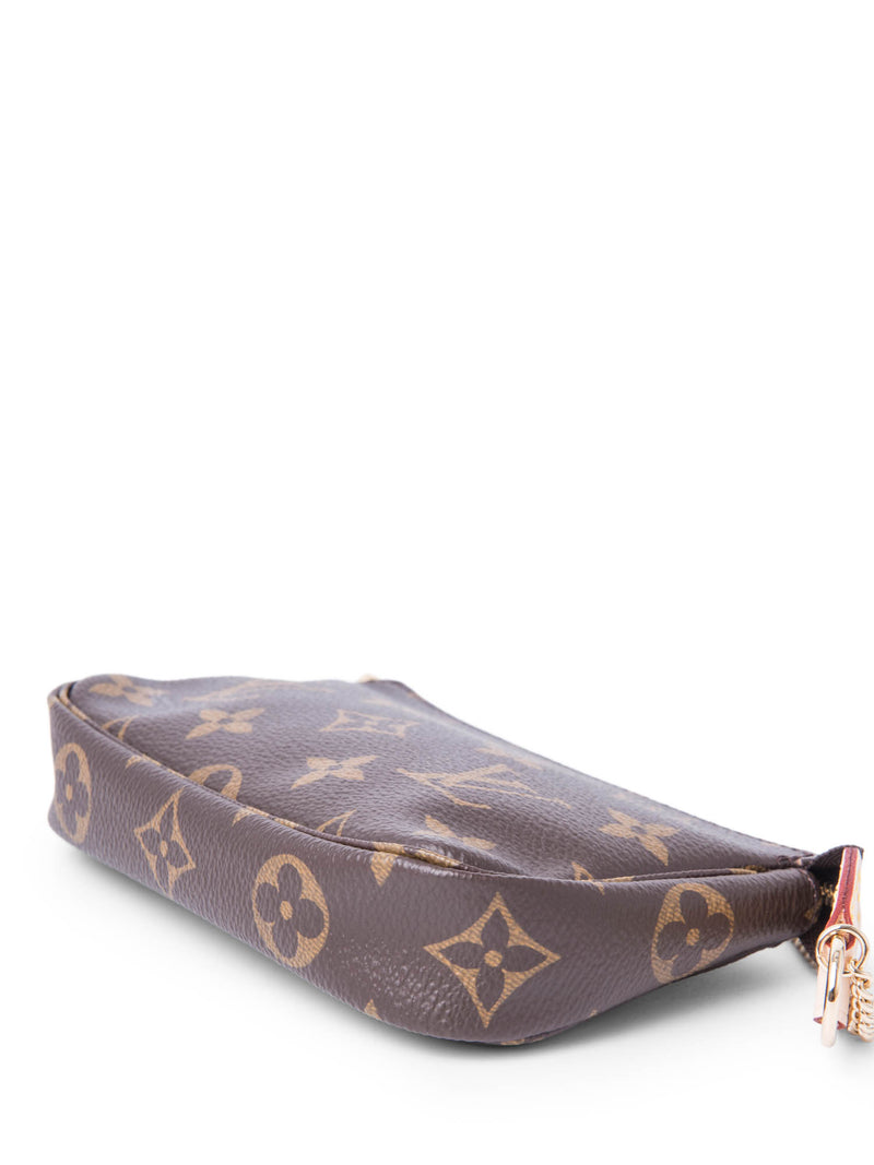 Louis Vuitton Monogram Pochette Bag Brown