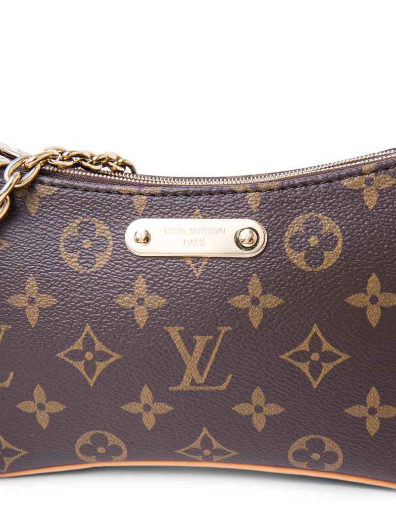 Louis Vuitton Monogram Liv Pochette Messenger Bag Brown