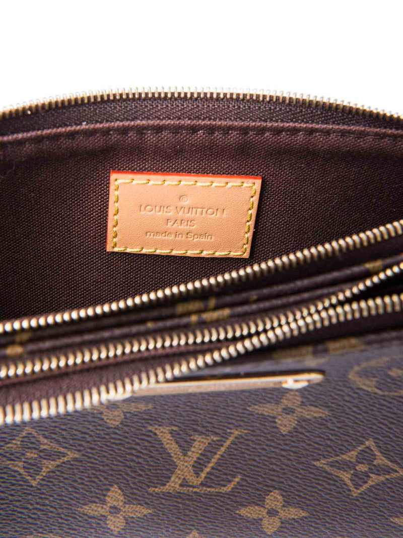 Louis Vuitton Monogram Liv Pochette Messenger Bag Brown