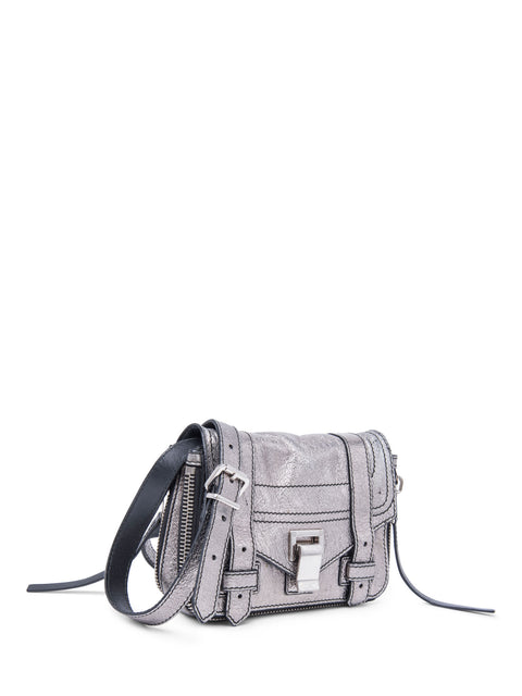 Proenza Schouler PS1 Mini Crossbody Bag Silver