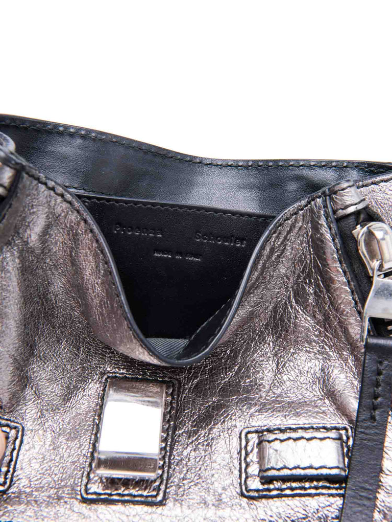 Proenza Schouler PS1 Mini Crossbody Bag Silver