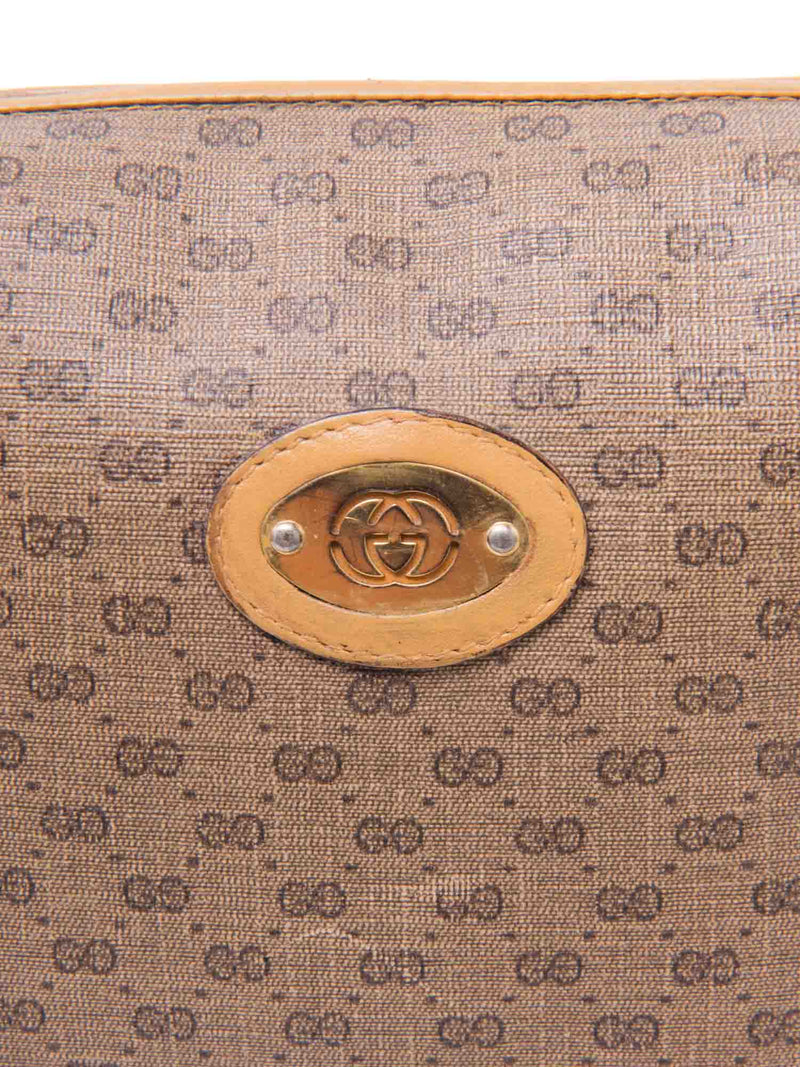 Gucci Vintage GG Supreme Messenger Bag Brown-designer resale