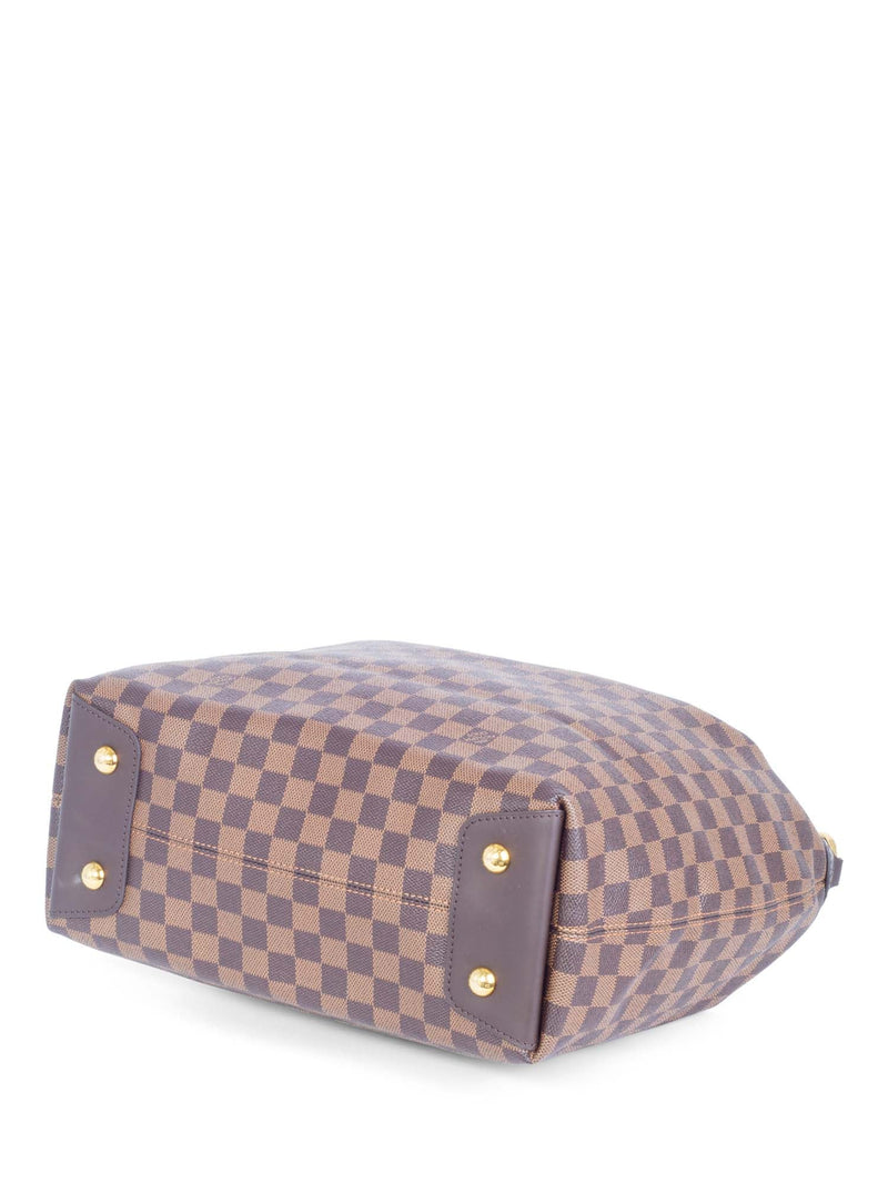 Louis Vuitton Illovo Hobo Damier Ebene Zip 4lv611 Brown Coated Canvas  Shoulder Bag, Louis Vuitton
