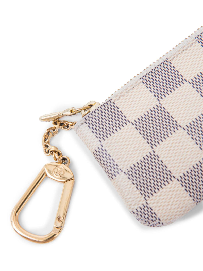 Louis Vuitton Damier Azur Credit Card Wallet Beige-designer resale