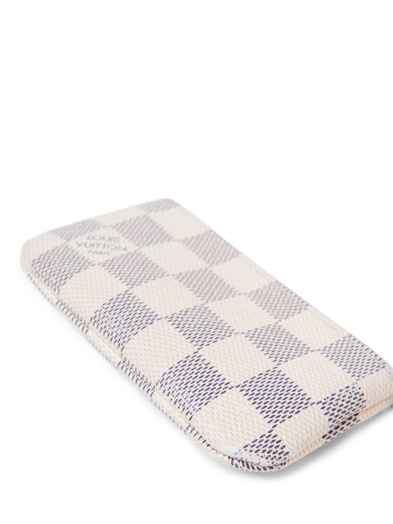 Louis Vuitton Damier Azur Credit Card Wallet Beige-designer resale