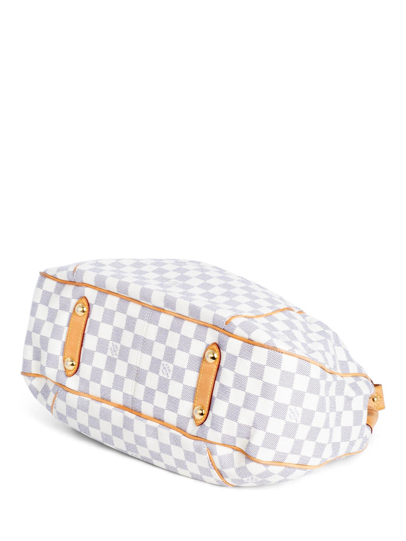 Louis Vuitton Damier Azur Galliera Hobo Bag White-designer resale