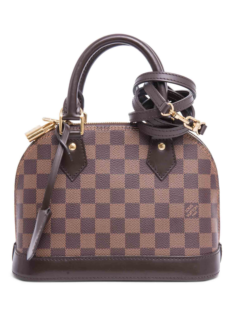 Louis Vuitton Damier Ebene Alma BB Bag Brown-designer resale