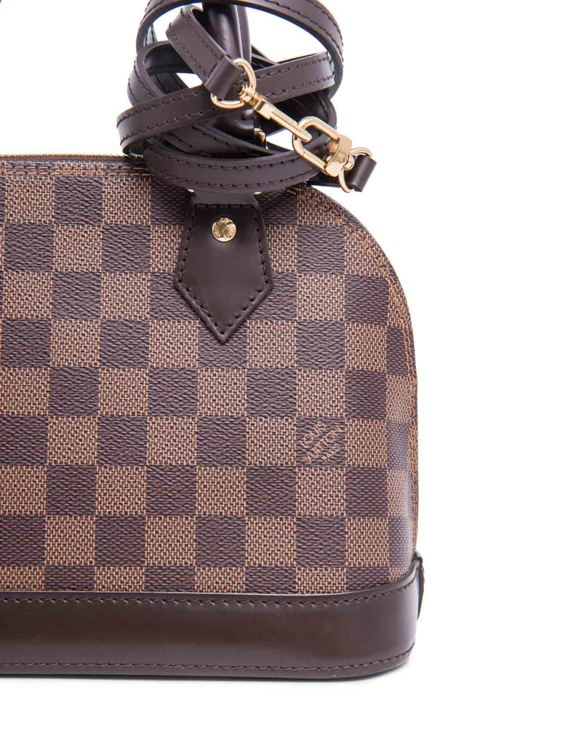 Louis Vuitton Damier Ebene Alma BB Bag Brown-designer resale