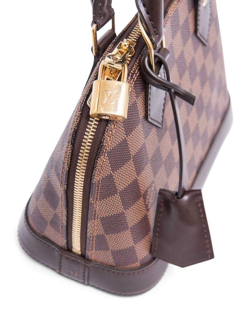 Louis Vuitton Damier Ebene Alma BB Bag Brown-designer resale