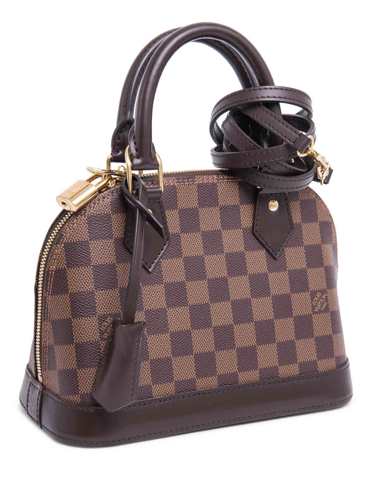 Louis Vuitton Damier Ebene Alma BB Bag Brown-designer resale