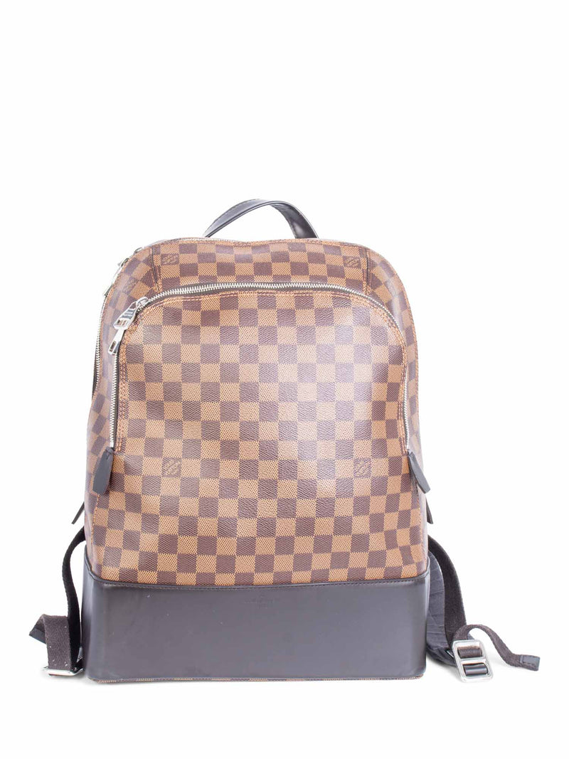 Louis Vuitton Damier Ebene Josh Backpack Brown Black-designer resale