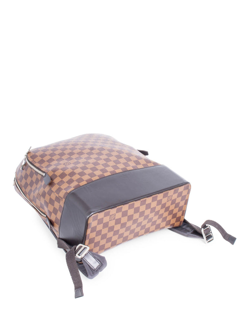 Louis Vuitton Damier Ebene Josh Backpack Brown Black-designer resale