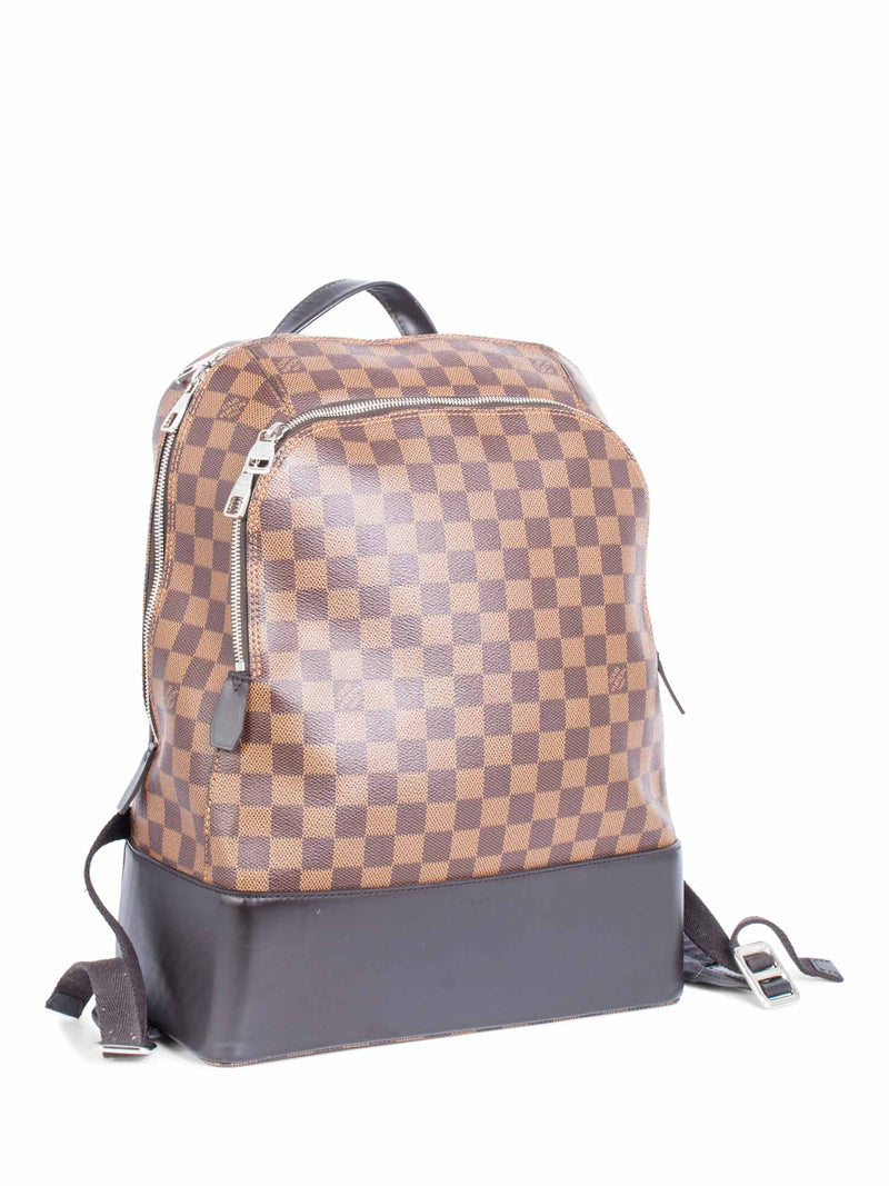 Louis Vuitton Damier Ebene Josh Backpack Brown Black-designer resale