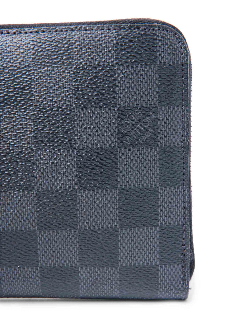 Louis Vuitton Damier Graphite Zip Around Wallet Black-designer resale