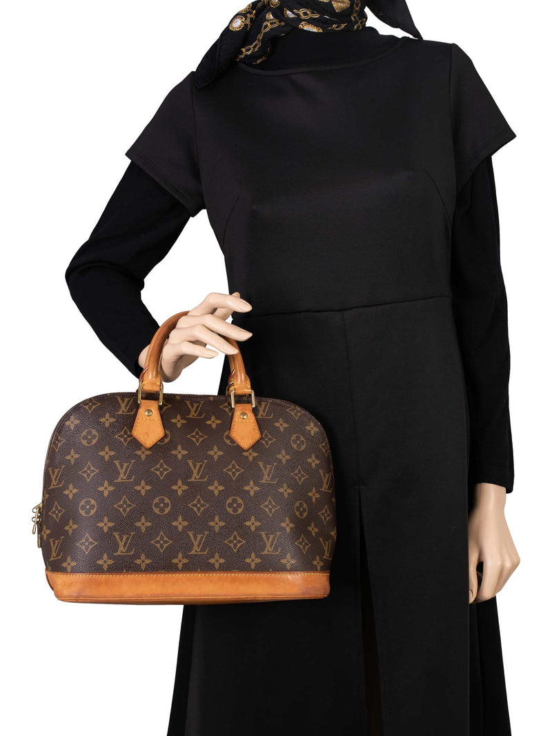 Louis Vuitton Monogram Alma Bag PM Brown-designer resale